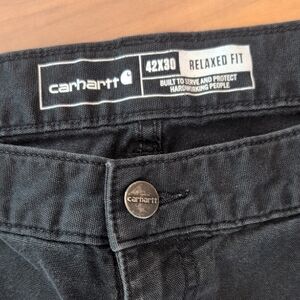 Carhartt Charcoal Relaxed Fit Trousers